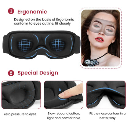 LuxeDream : 3D Sleeping Mask